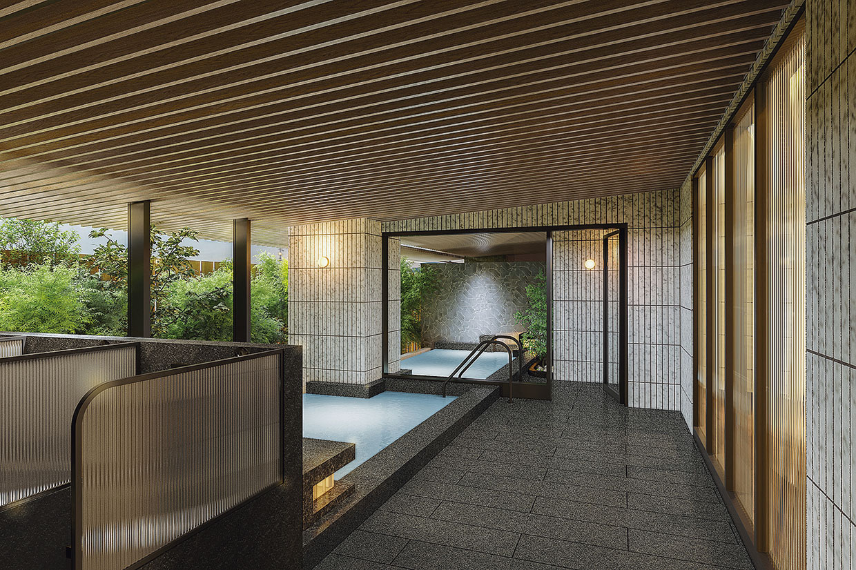 シェラトン鹿児島の大浴場