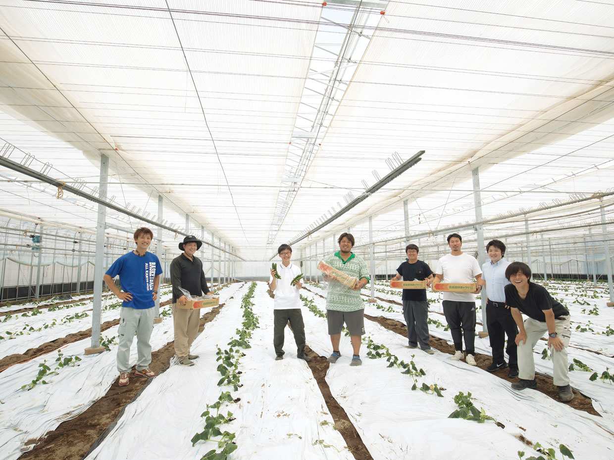 若手きゅうり生産者たちの集団「節なり会」