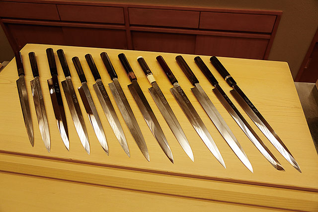 銀座&ensp;小十、包丁