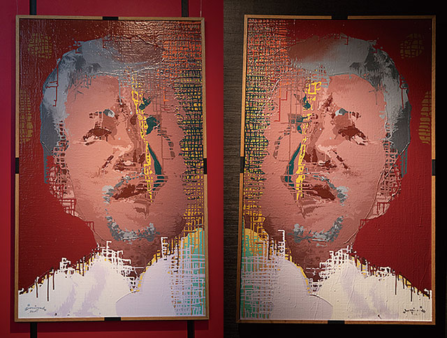 レストラン&nbsp;タテル&nbsp;ヨシノ&nbsp;銀座。自画像