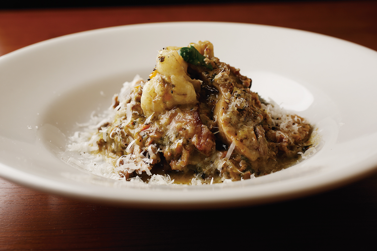 ボッテガ「トリッパ、ギアラ、小腸の煮込み」