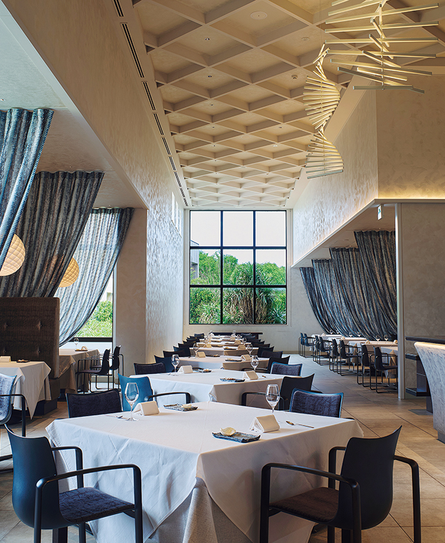 星のや沖縄。ダイニング