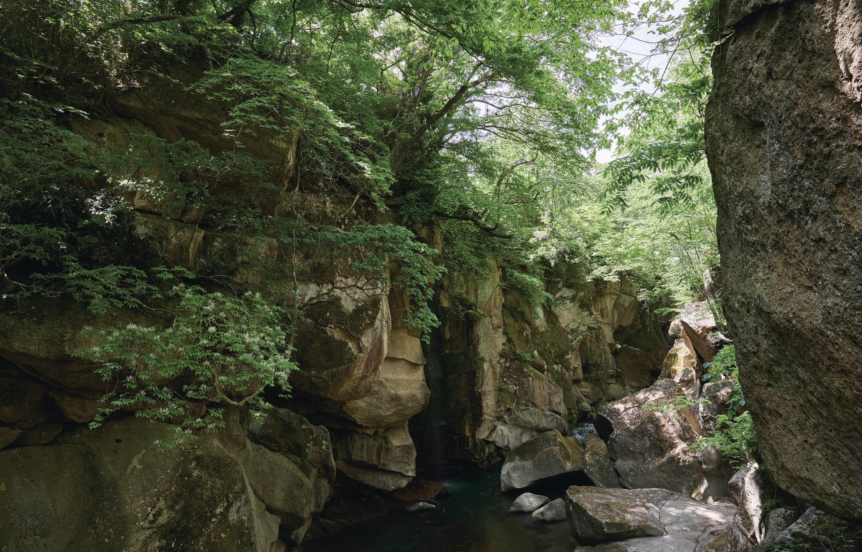 秋保特集、水と巨岩の杜