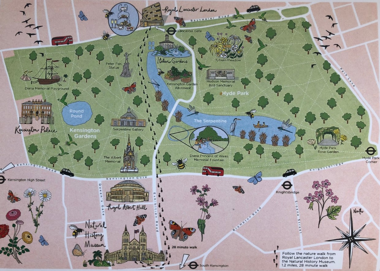 花盛りハイド・パークを遊び場に、ロイヤル・ランカスター・ロンドン