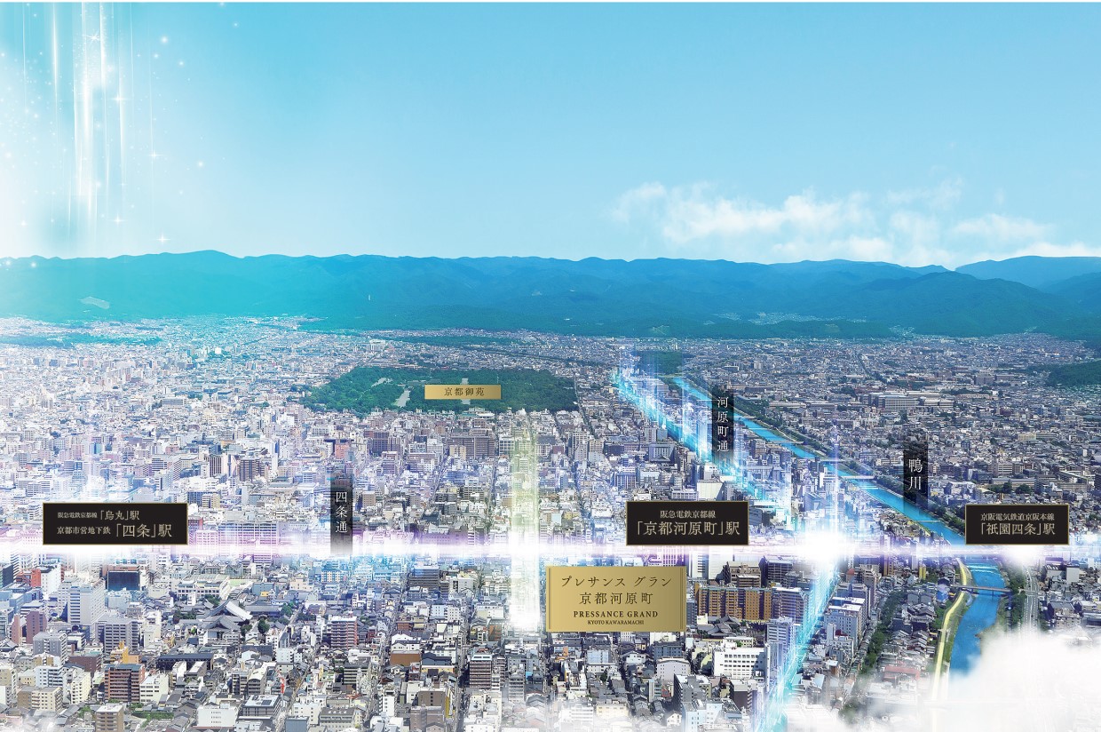 京の中心に住まう、プレサンスコーポレーション